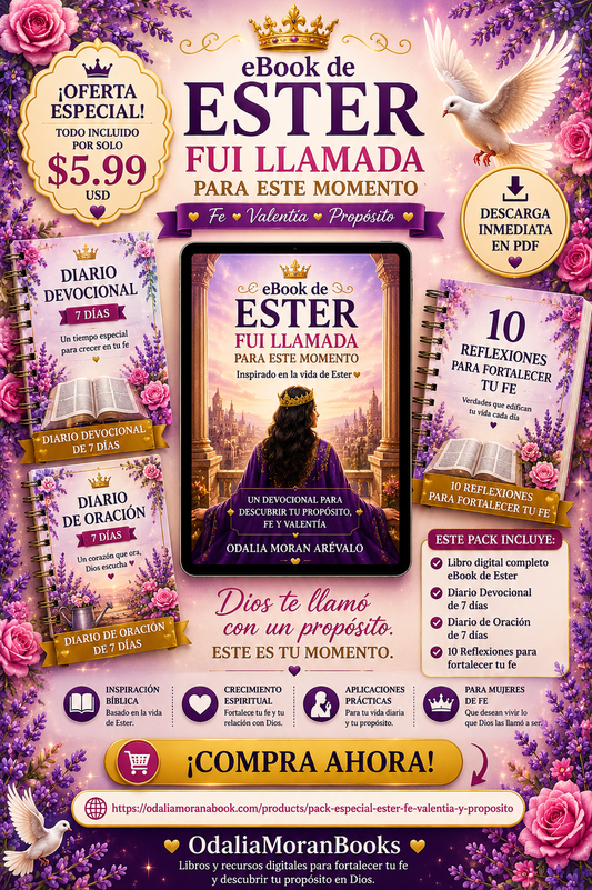 Pack Especial Ester-Fe,Valentía y Propósito